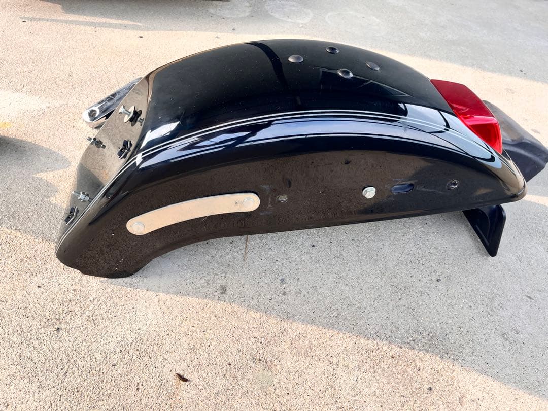 ハーレーダビッドソン　リアフェンダー　ウインカー付き　クリアキン