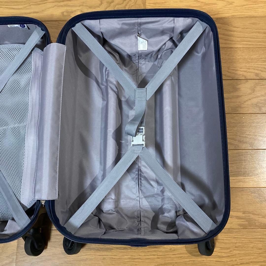 スーツケース　超軽量　エース　日本製　ネイビー　32L 機内持ち込み