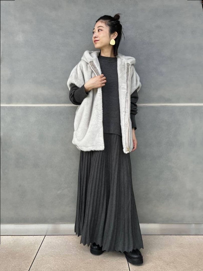 24AW ミンクライクファーベスト