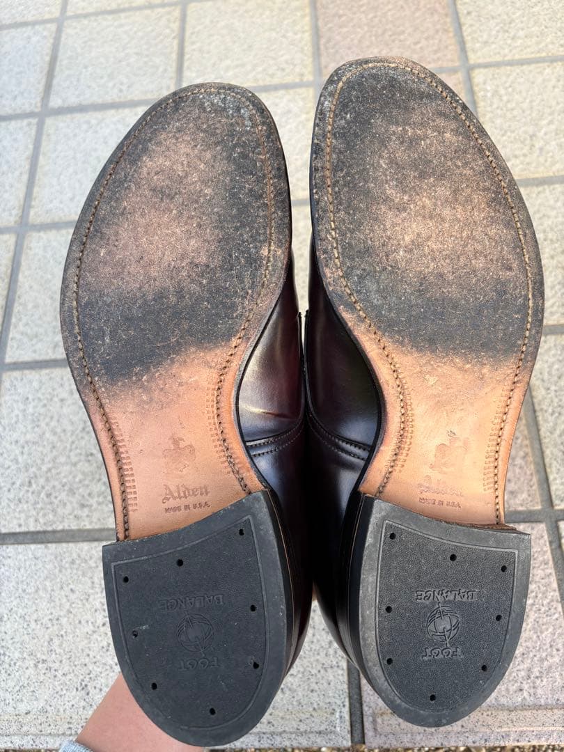 ALDEN オールデン54321 #8 バーガンディ　US 8D