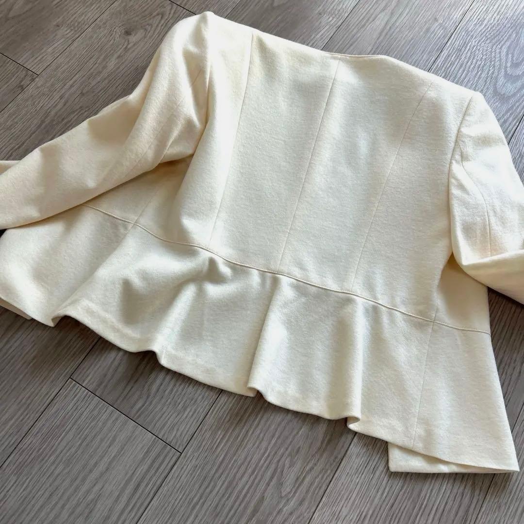 アナイ　ジャケット　ノーカラージャケット