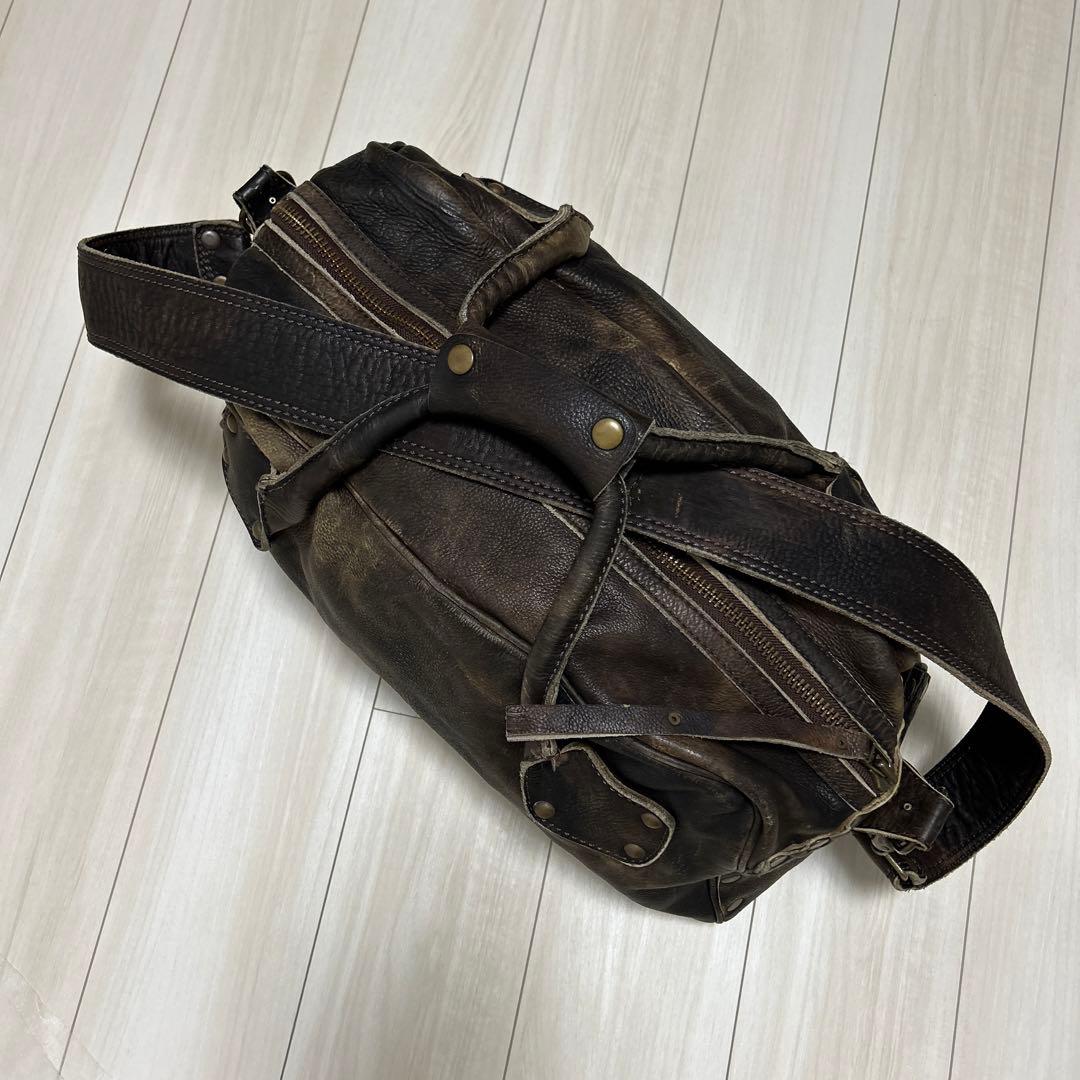 ディーゼル　ボストンバッグ　旅行用バッグ　本革