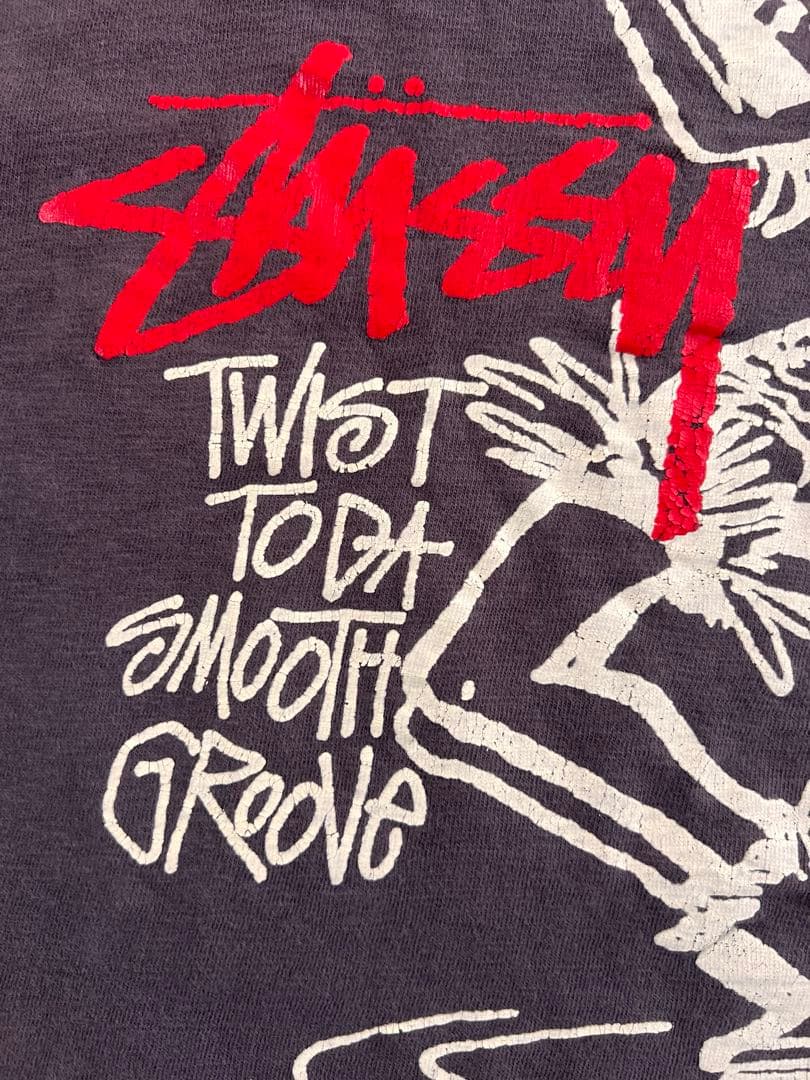 ステューシー チャンピオン コラボ Tシャツ ツイストガール L USA製