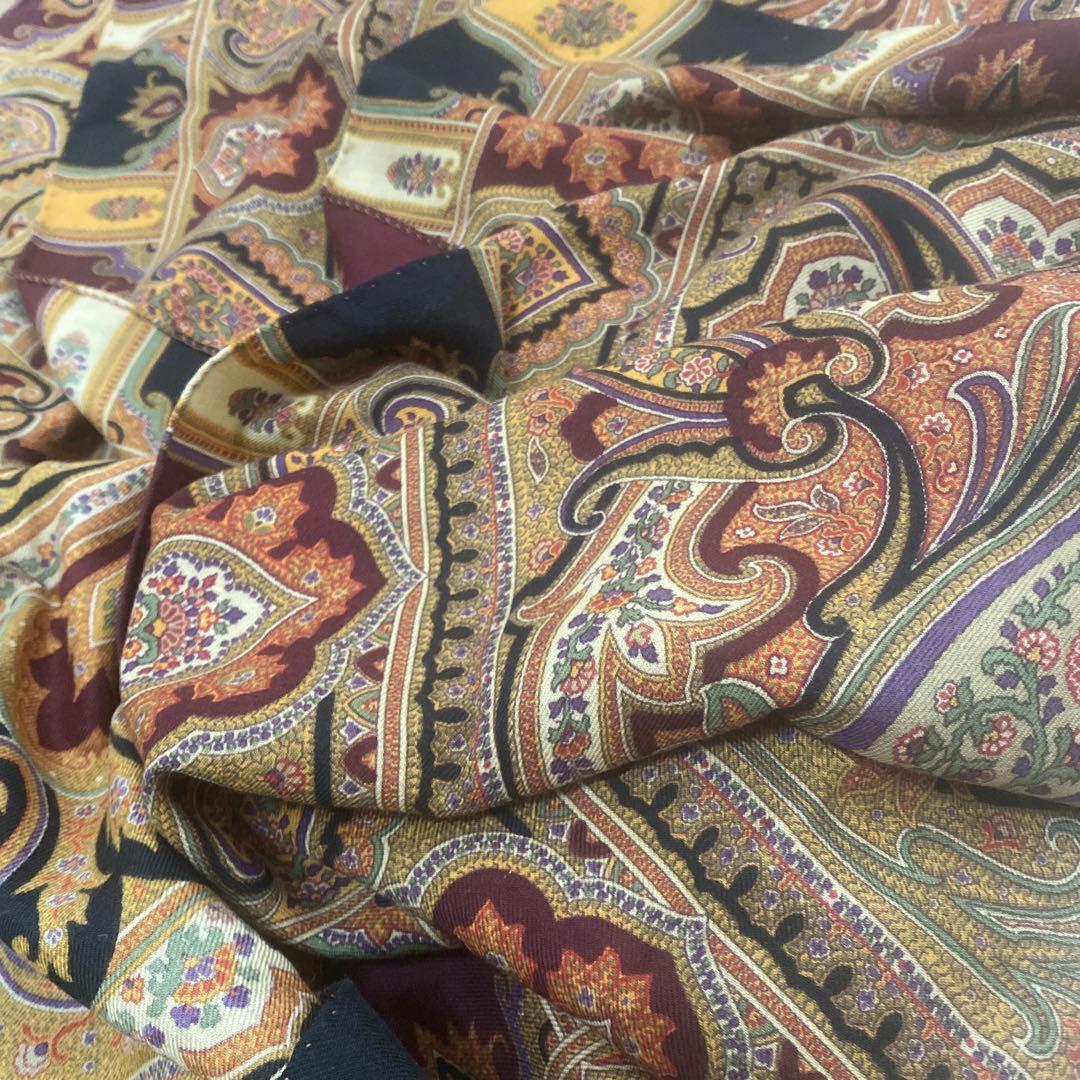 【最終価格】ETRO 大判ペイズリー柄 ストール/ショール　タグ付きイタリア製