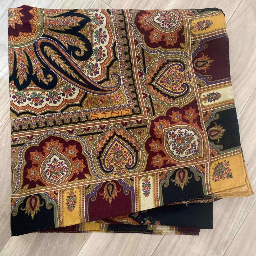 【最終価格】ETRO 大判ペイズリー柄 ストール/ショール　タグ付きイタリア製