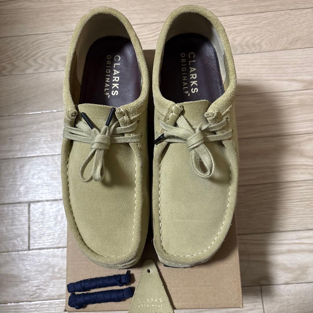 CLARKS クラークス　ワラビー　ベージュ　26.5cm