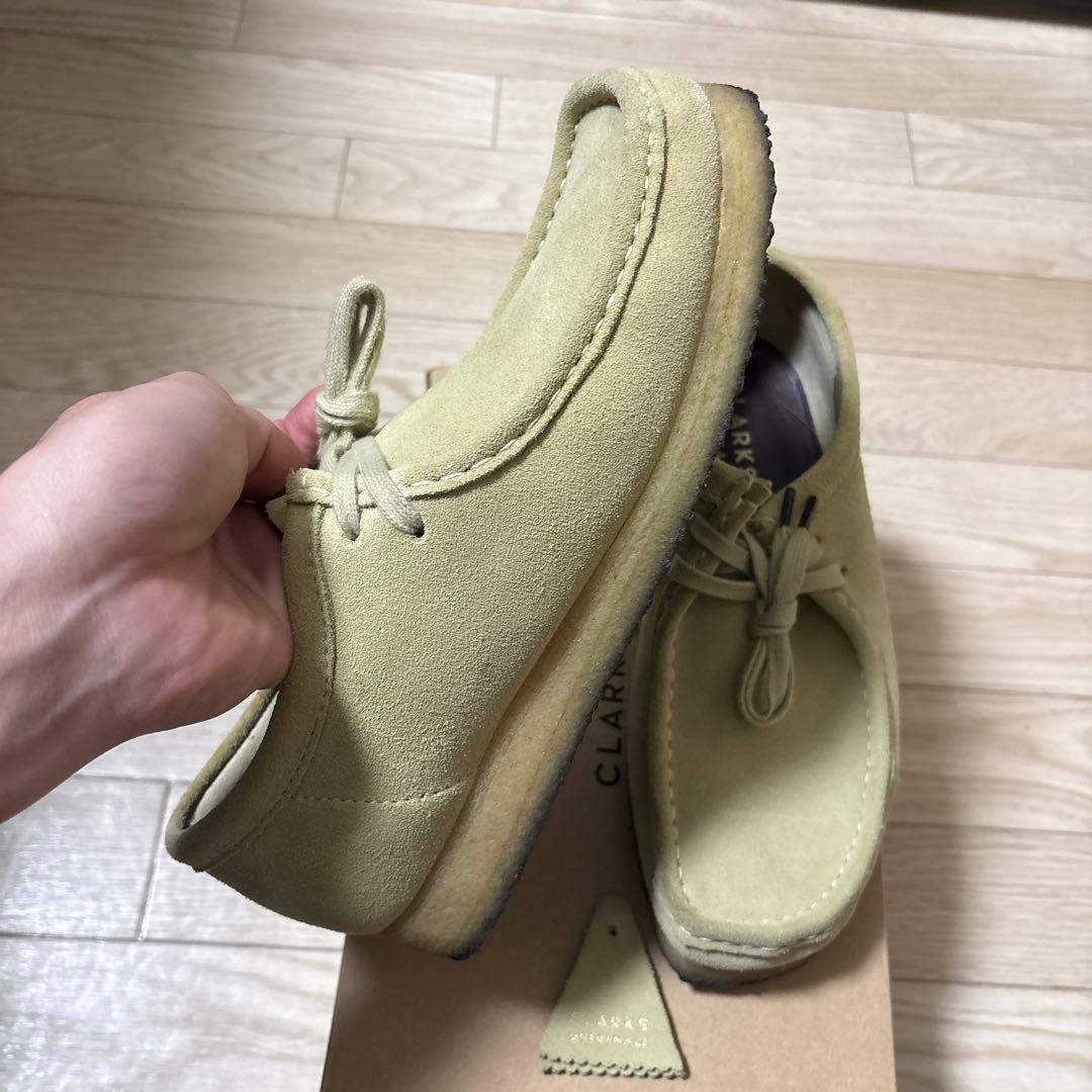 CLARKS クラークス　ワラビー　ベージュ　26.5cm