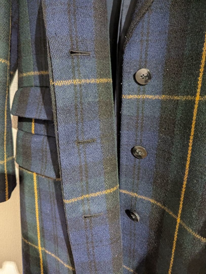 Paul Smith ポールスミス チェスターコート チェック40サイズ