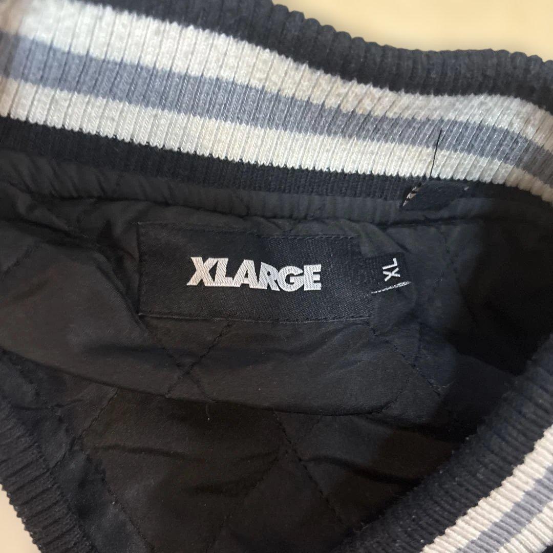 XLARGE スタジャン ネイビー/ホワイト XL 値下げ交渉可能です！
