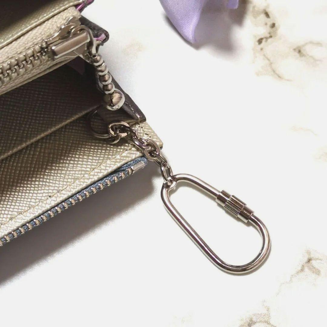 ADMJ スネークレザー エリーゼ スマートパース 財布 ミニウォレット 美品❣