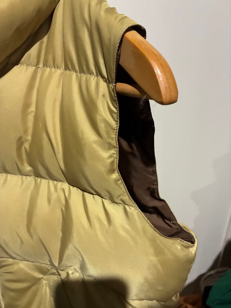 【極美品】ボーイズマーケット別注クレセントダウンワークスNBNWベスト タン