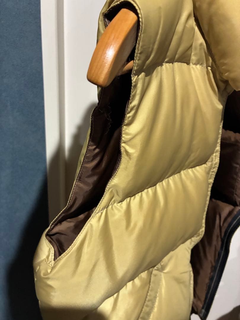 【極美品】ボーイズマーケット別注クレセントダウンワークスNBNWベスト タン