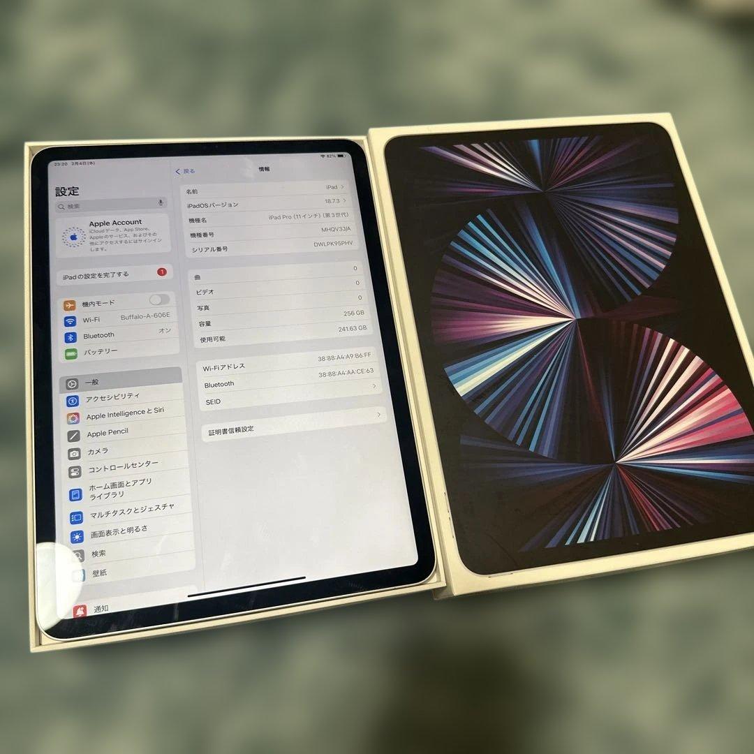 訳あり　Apple iPad Pro (11インチ) 第3世代 256GB