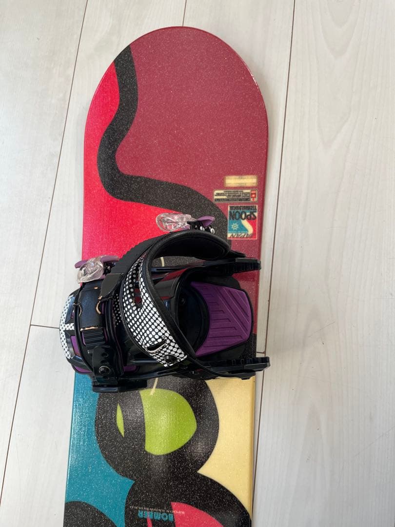 SPOON スノーボードセット118 ブーツ22〜22.5 キッズ　子ども