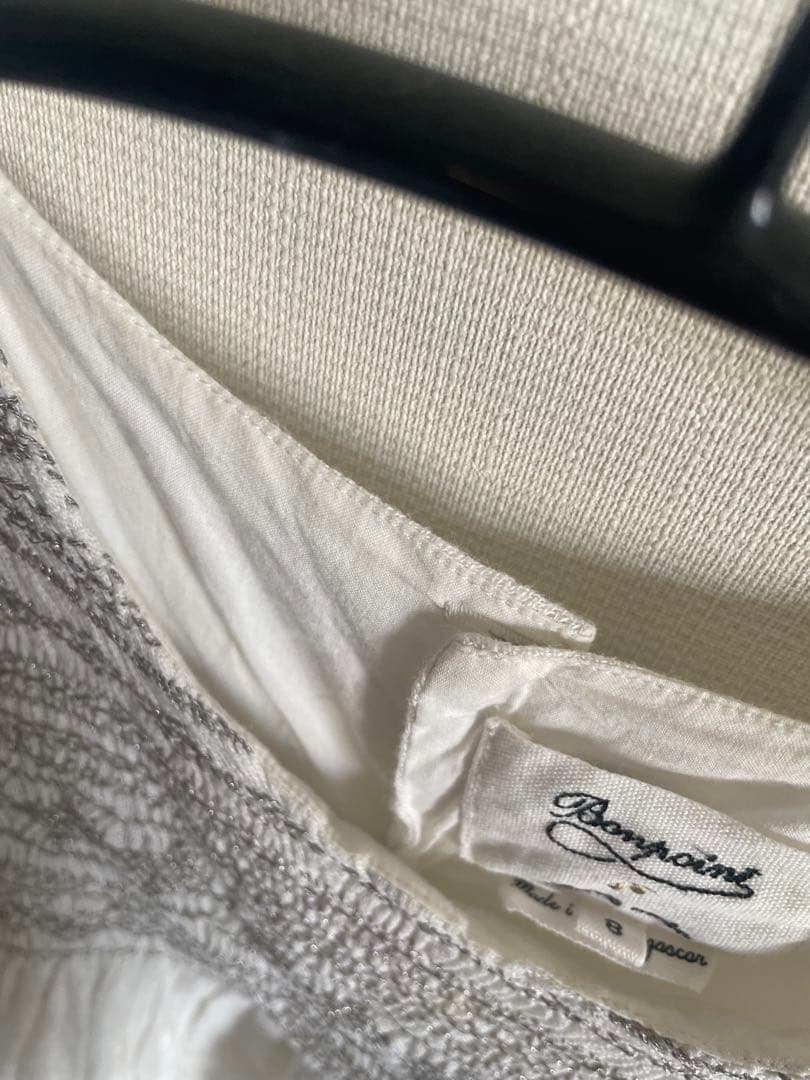 Bonpoint 8A ワンピース ホワイト