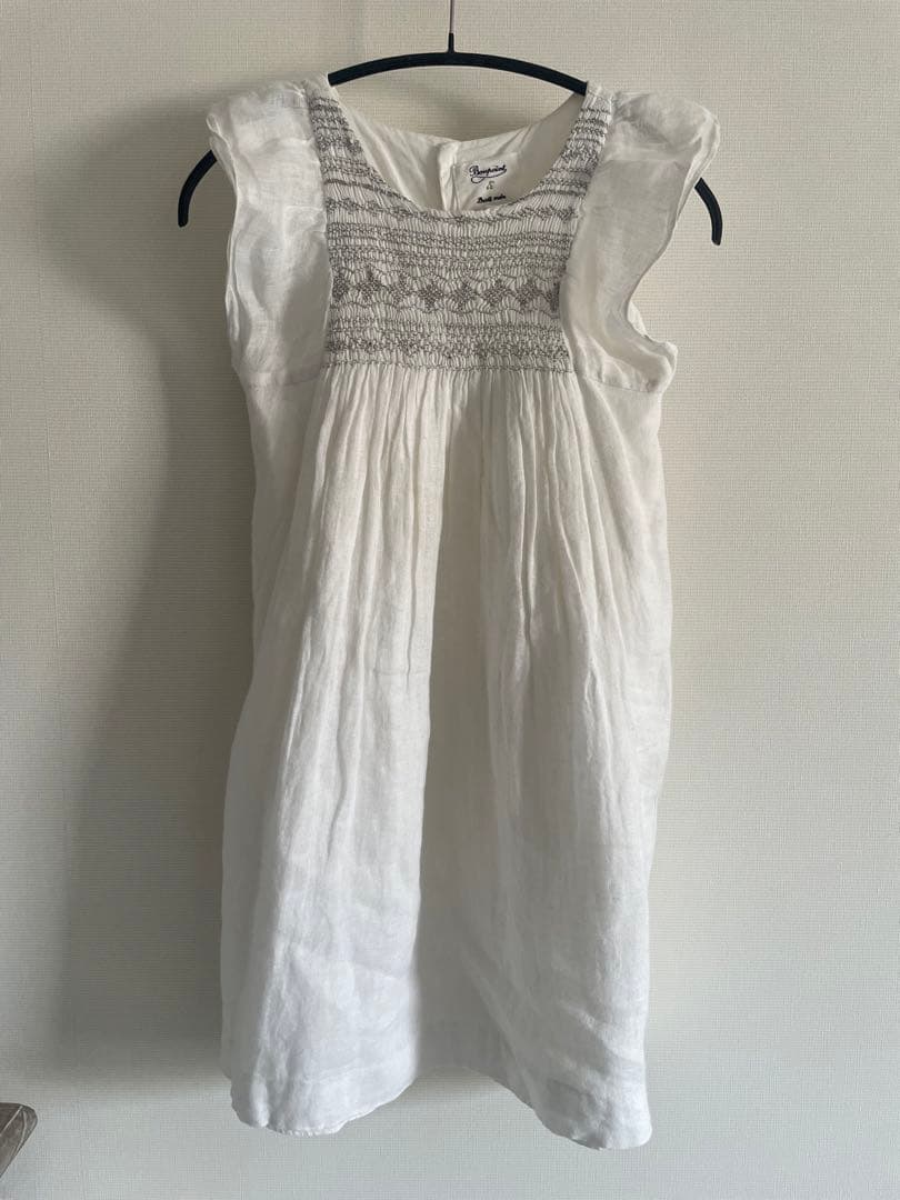 Bonpoint 8A ワンピース ホワイト