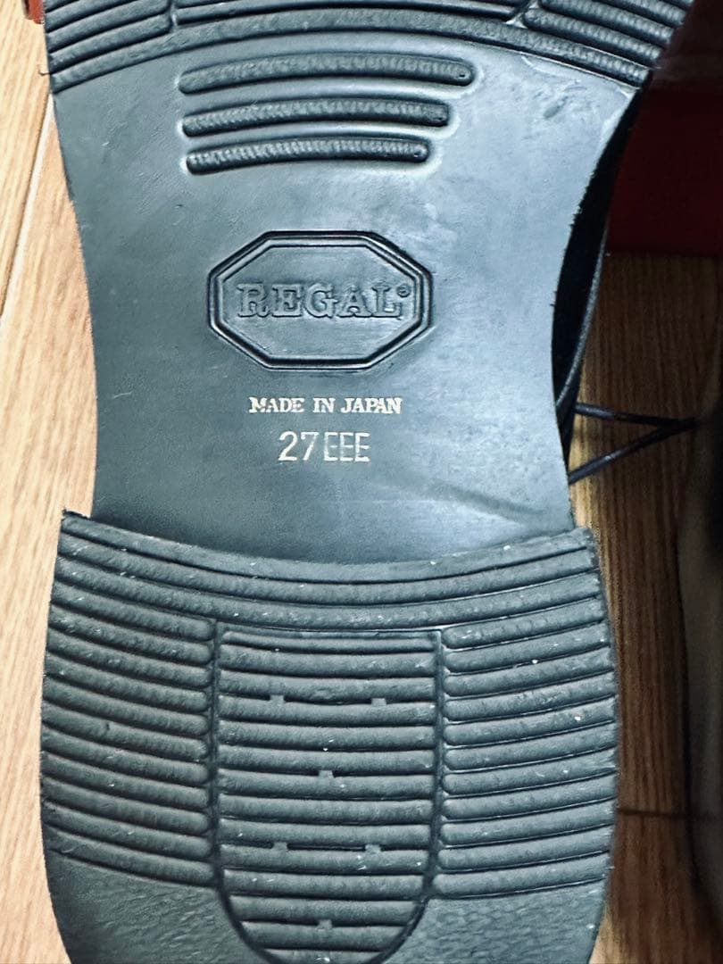 稀少❗️Regalリーガルビジネス靴本革27cm黒艶アリほぼ未使用
