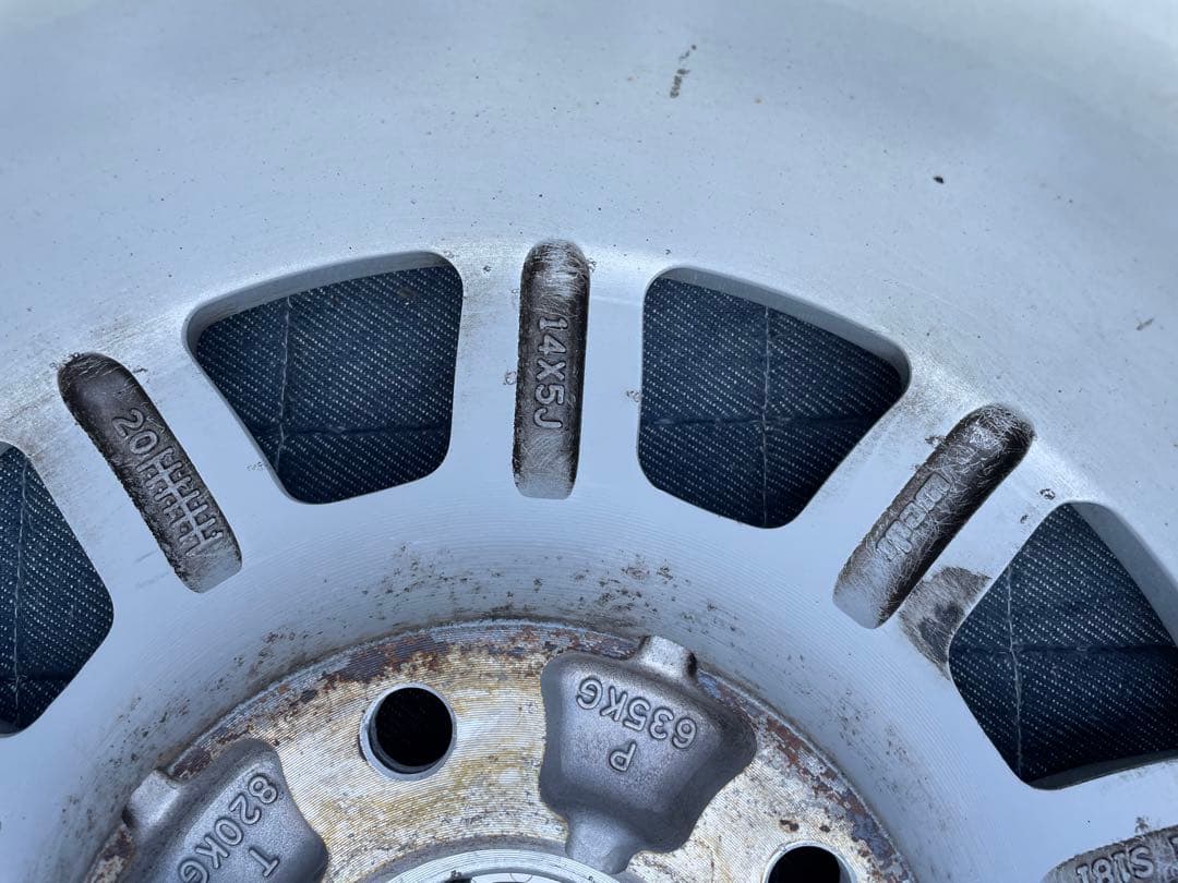 タウンエース　アルミホイール　14インチ　1シーズン使用