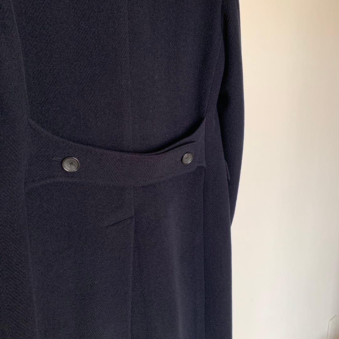 TAGLIATORE RICH アルパカウール ネイビー ダブルブレスト48