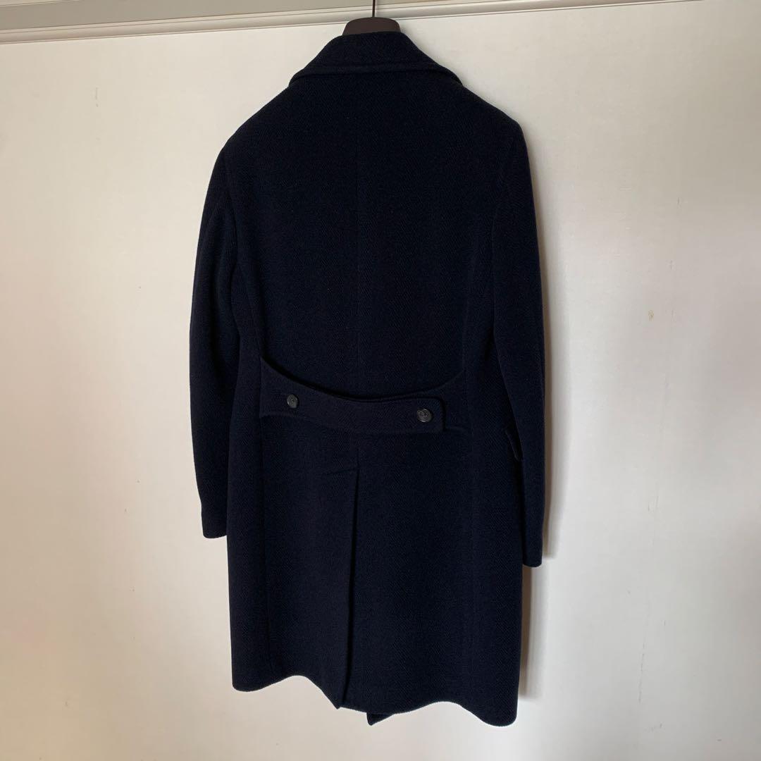 TAGLIATORE RICH アルパカウール ネイビー ダブルブレスト48