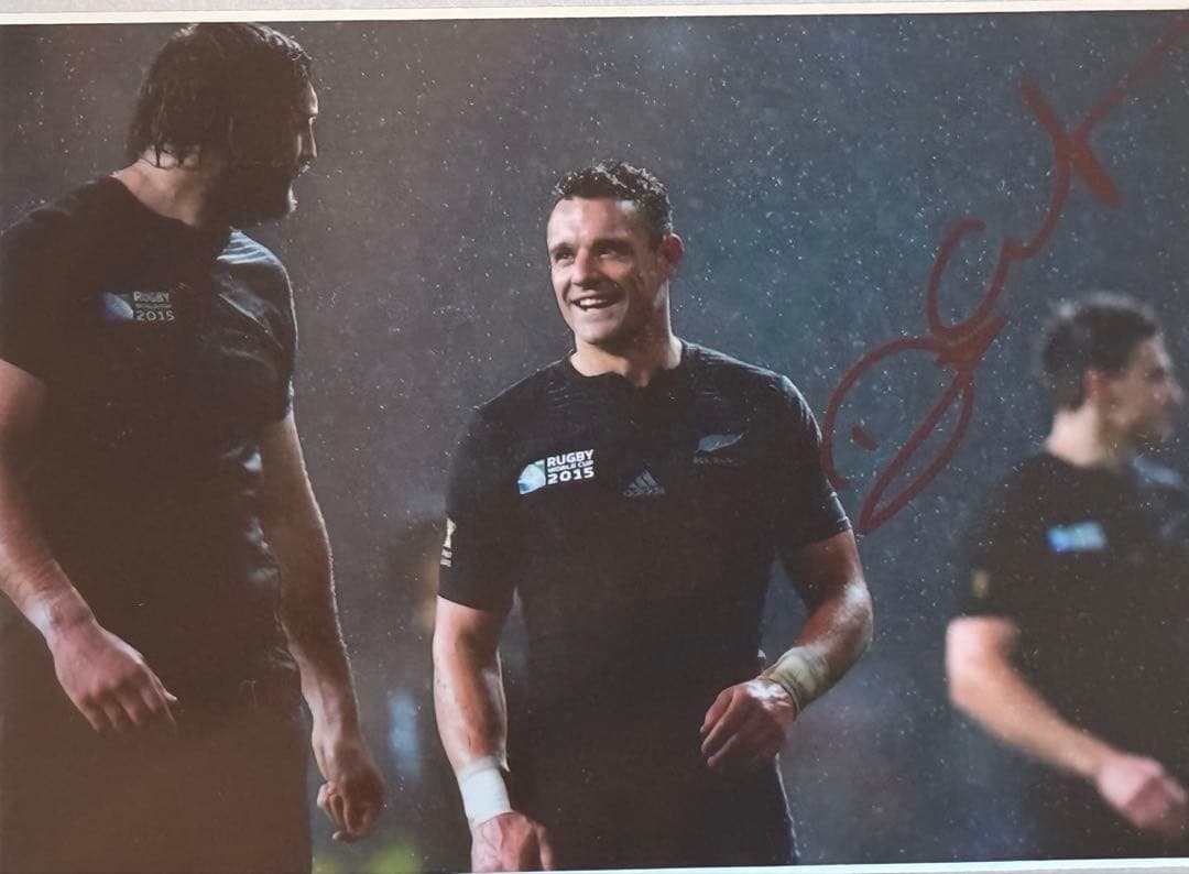 ラグビーワールドカップ 2015 ダンカーター直筆サイン入フォト