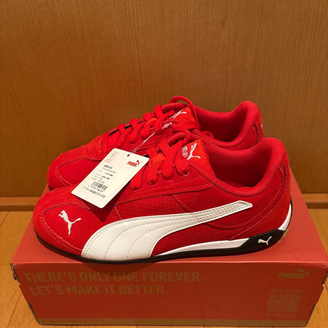 PUMAレプリキャッチ スニーカー 24cm レッド