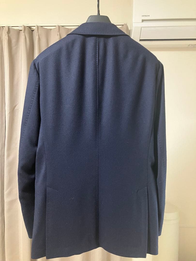 ロ*エ様 BEAMS F NEW EASY ネイビーブレザー 44【未使用に近い