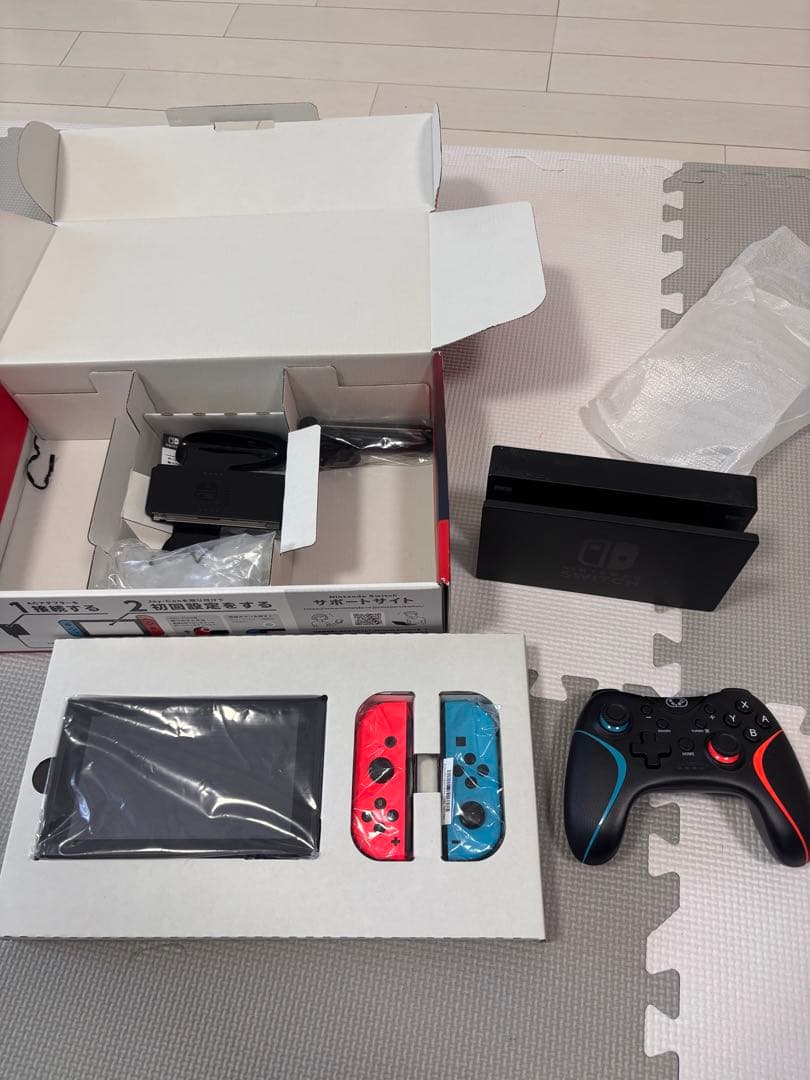 Nintendo Switch 本体 赤/青 Joy-Con プロコン付き