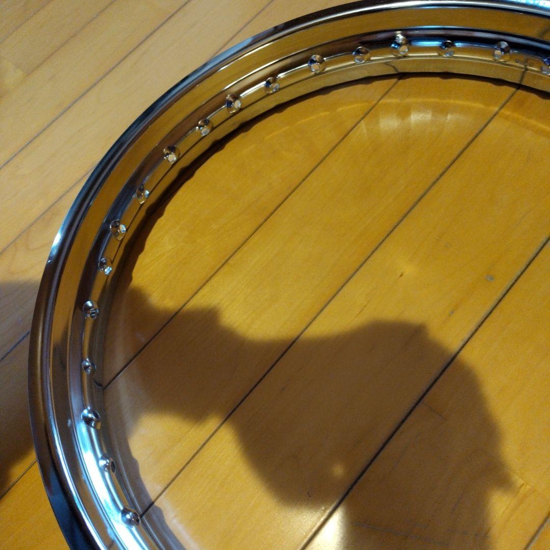 スチール製メッキホイールリム