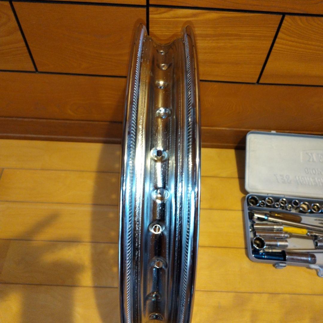 スチール製メッキホイールリム