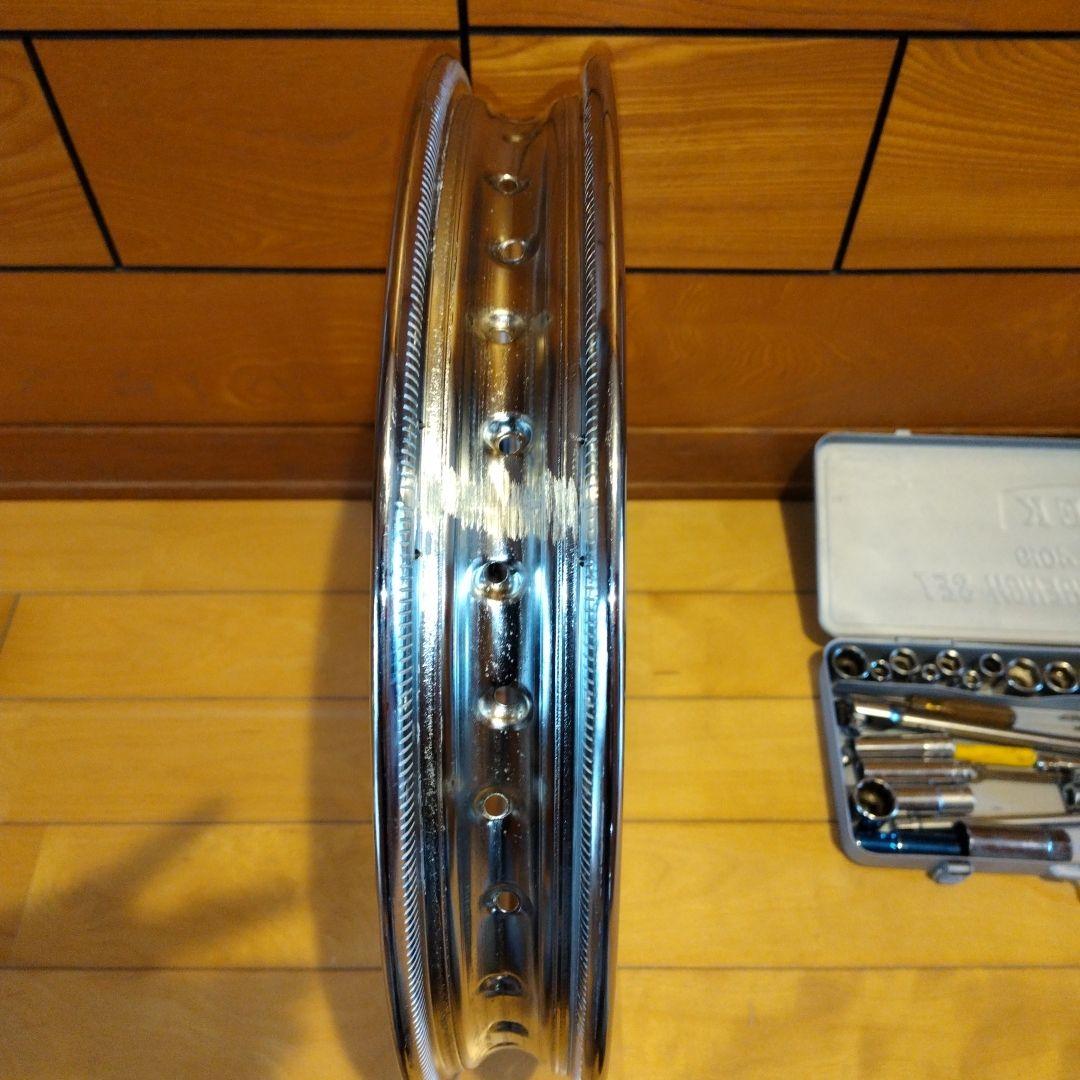 スチール製メッキホイールリム