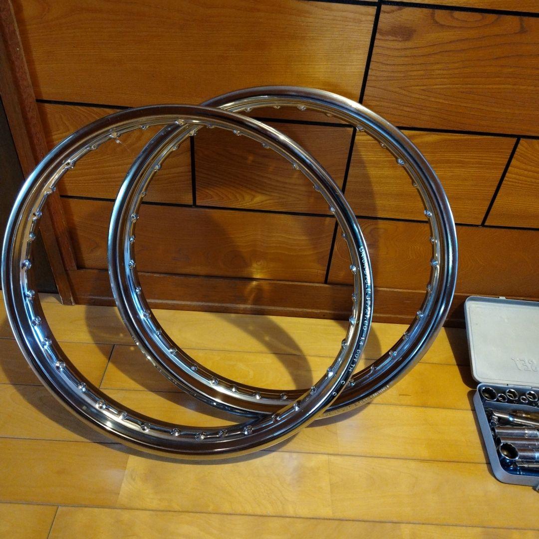 スチール製メッキホイールリム