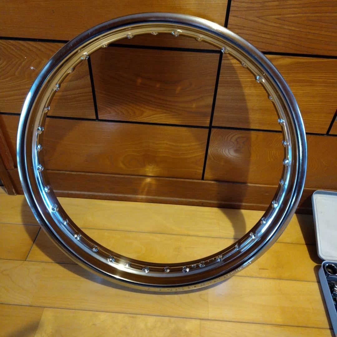 スチール製メッキホイールリム