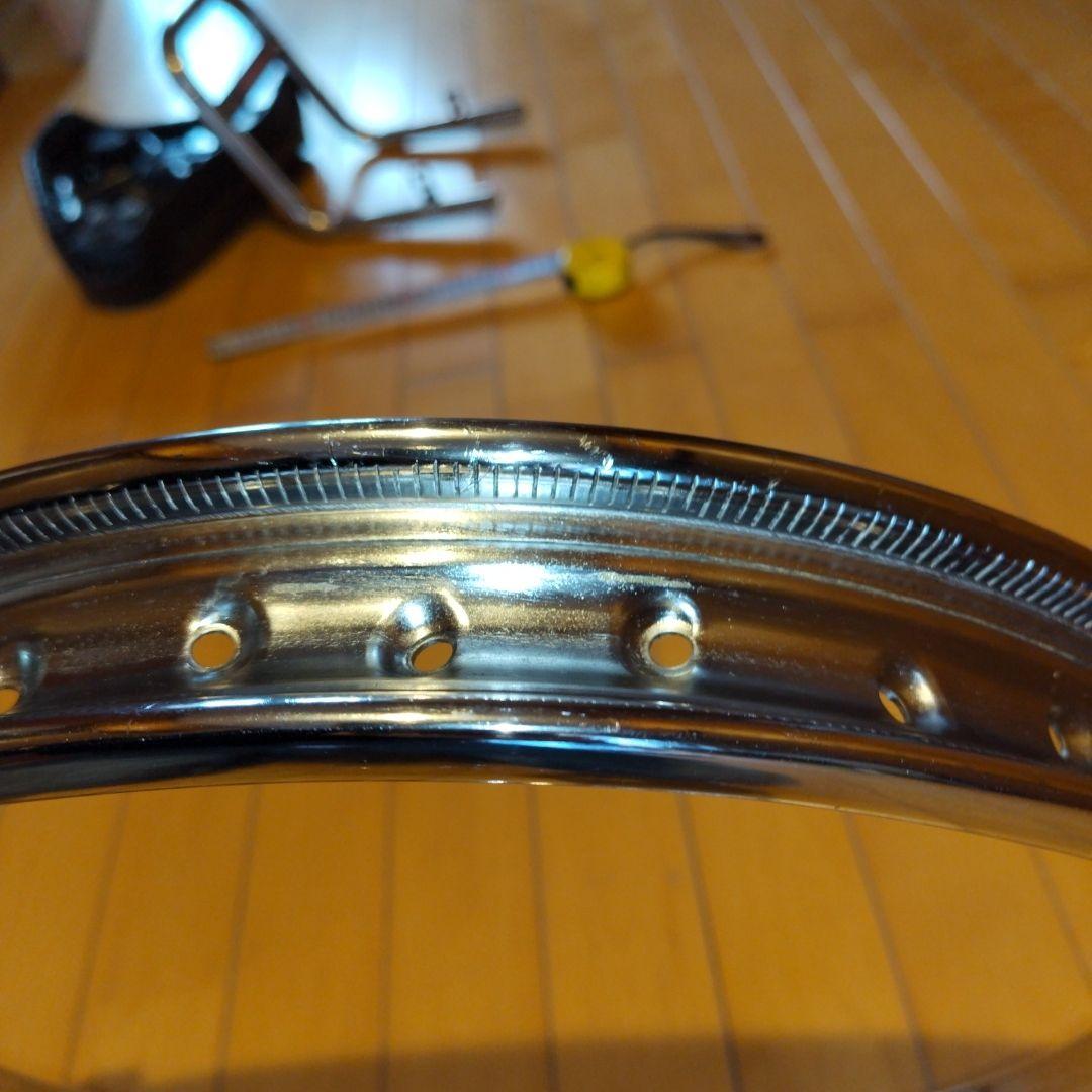 スチール製メッキホイールリム