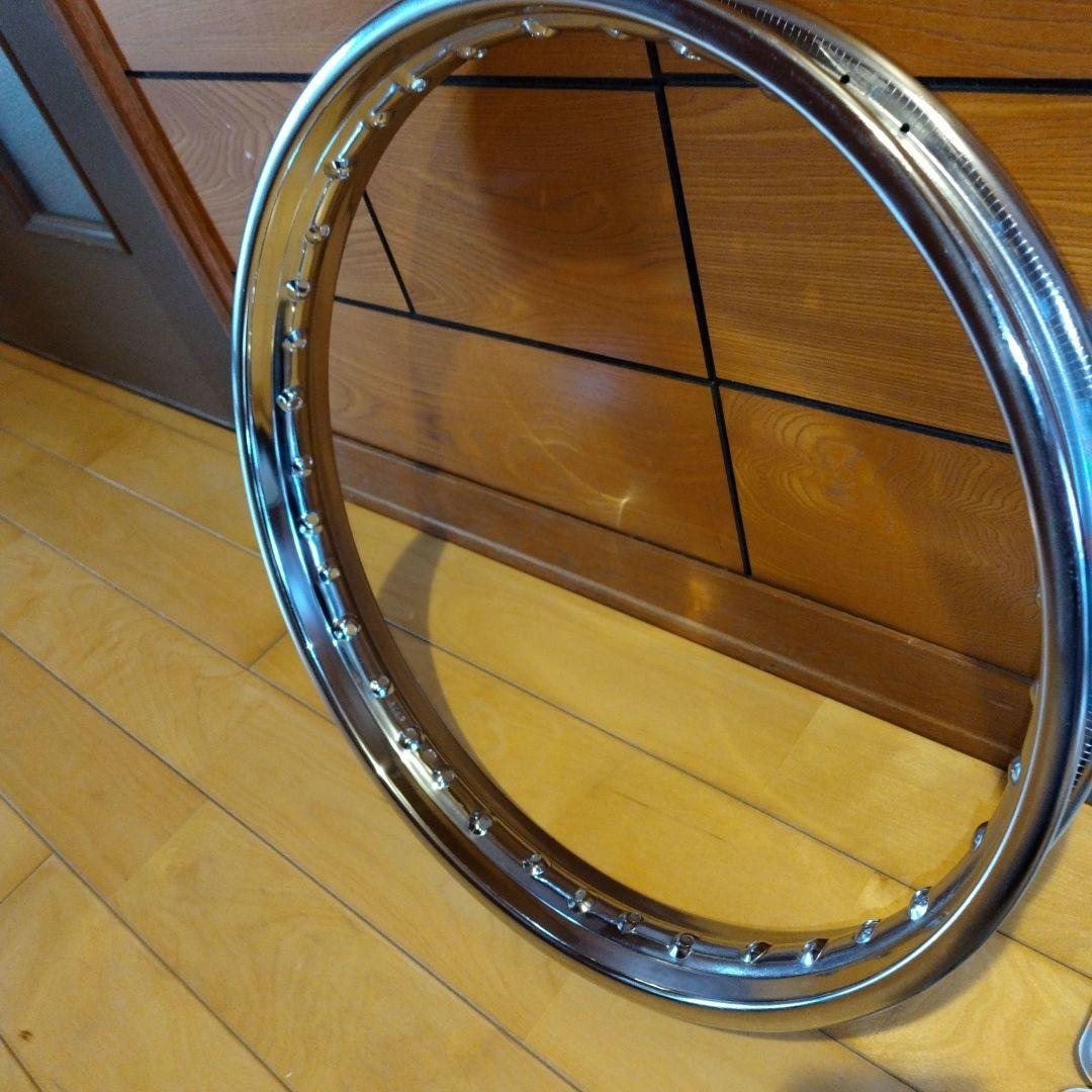 スチール製メッキホイールリム