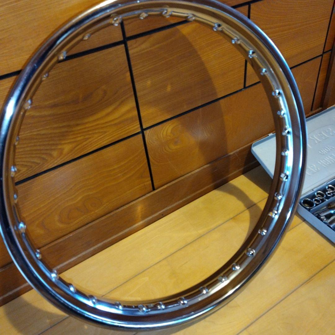 スチール製メッキホイールリム