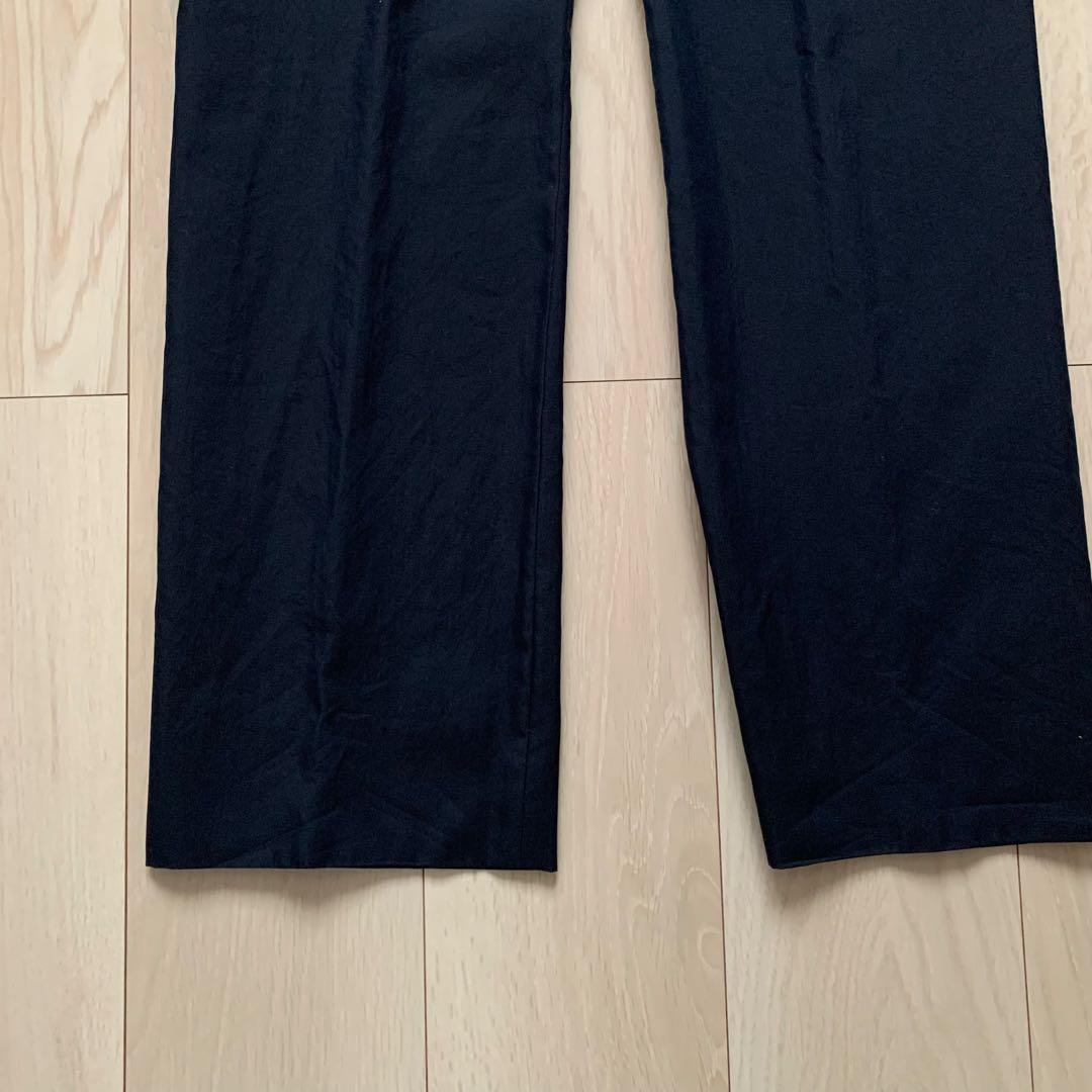 新品未使用　GIORGIO ARMANI イタリア製　スラックス　ネイビー　46