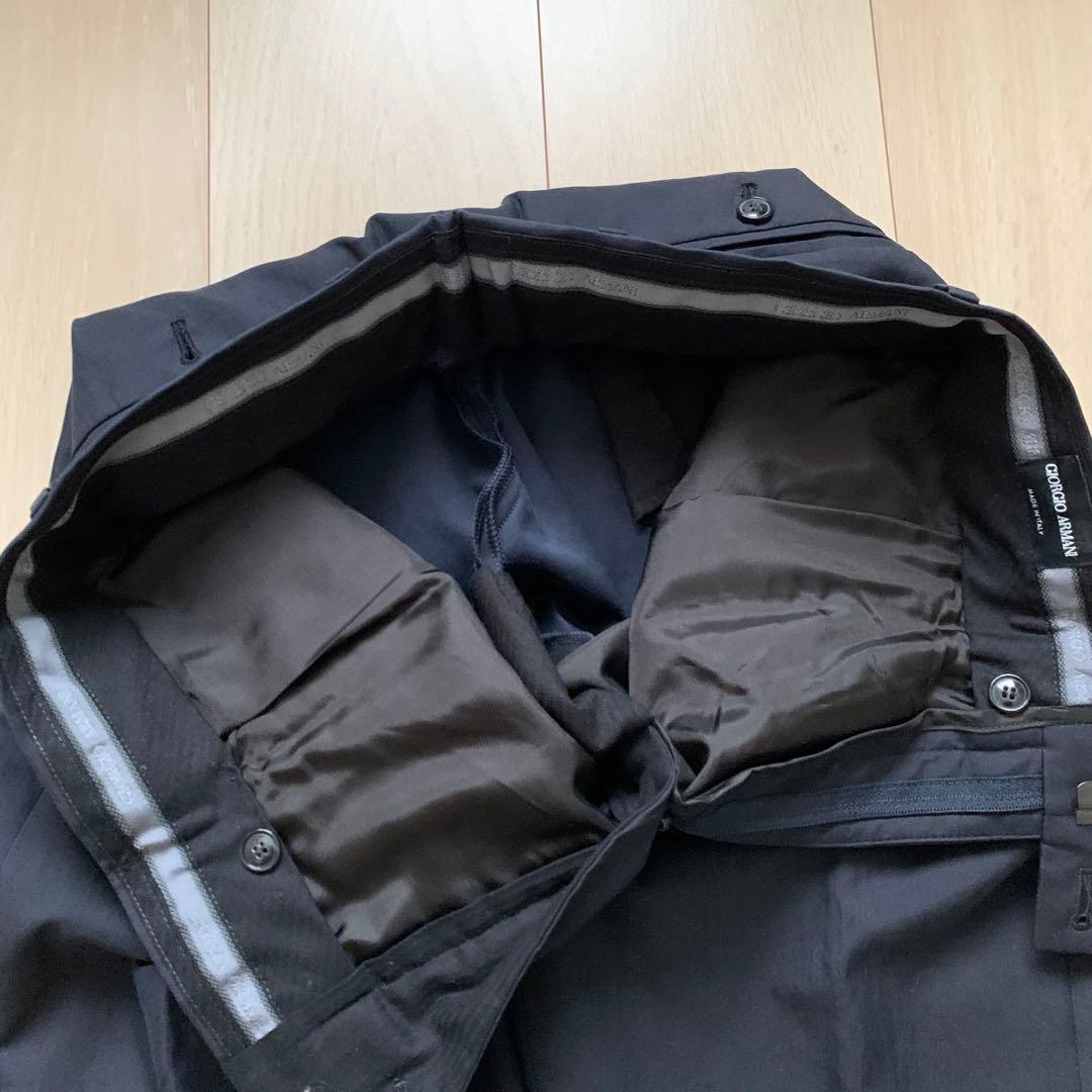 新品未使用　GIORGIO ARMANI イタリア製　スラックス　ネイビー　46