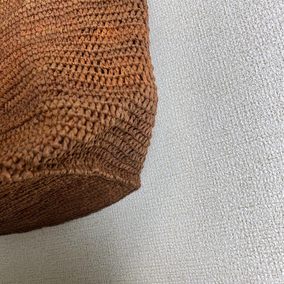 未使用タグ付き Sans Arcidet サンアルシデ かごバッグ BEBY S