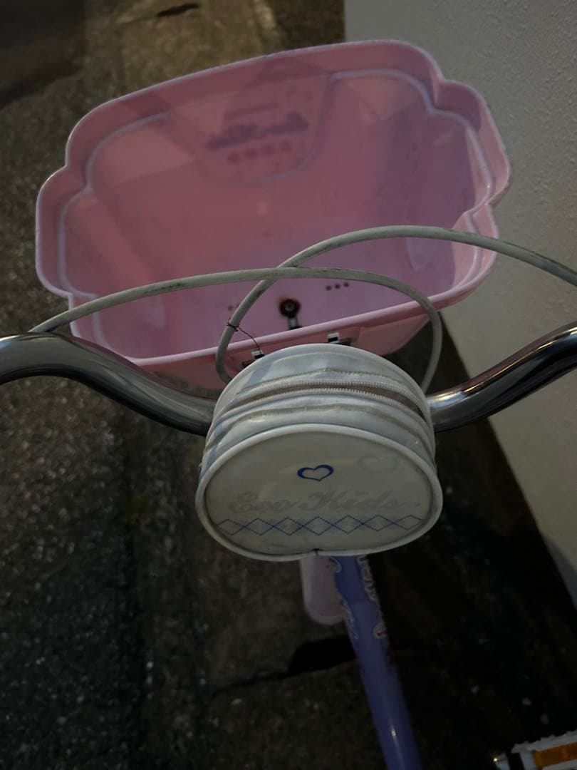 18型 子供用自転車 エコキッズ カラフル(ラベンダー＆ピンク)EKC18