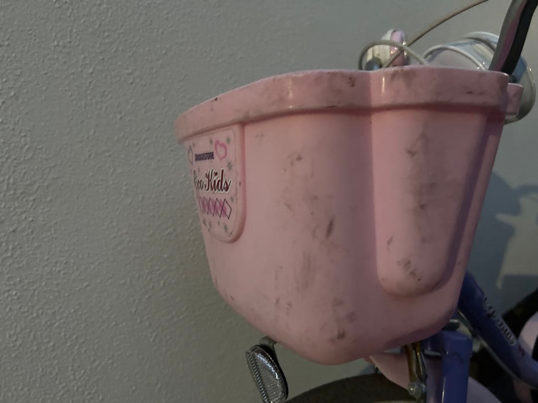 18型 子供用自転車 エコキッズ カラフル(ラベンダー＆ピンク)EKC18