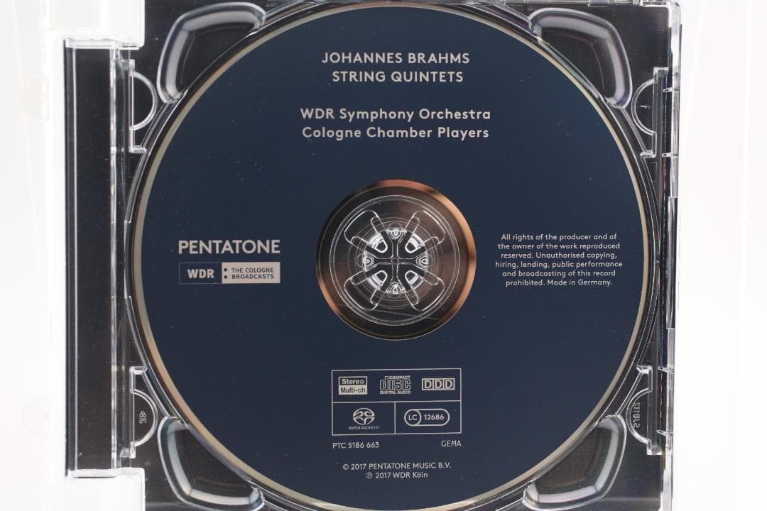 SACD ブラームス 弦楽五重奏曲集 Pentatone マルチ・チャンネル