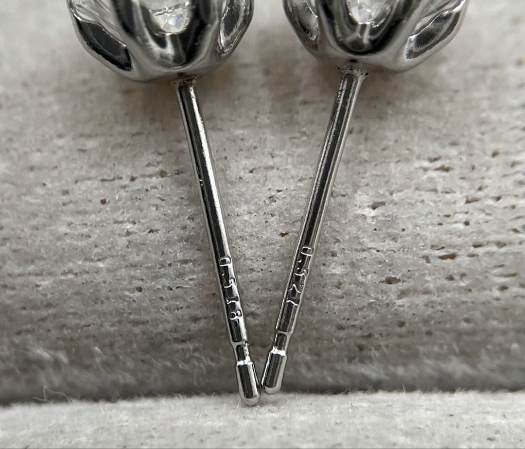 専用JA162★高級 大粒ダイヤモンド1.039ct プラチナ ピアス ソ2枚付