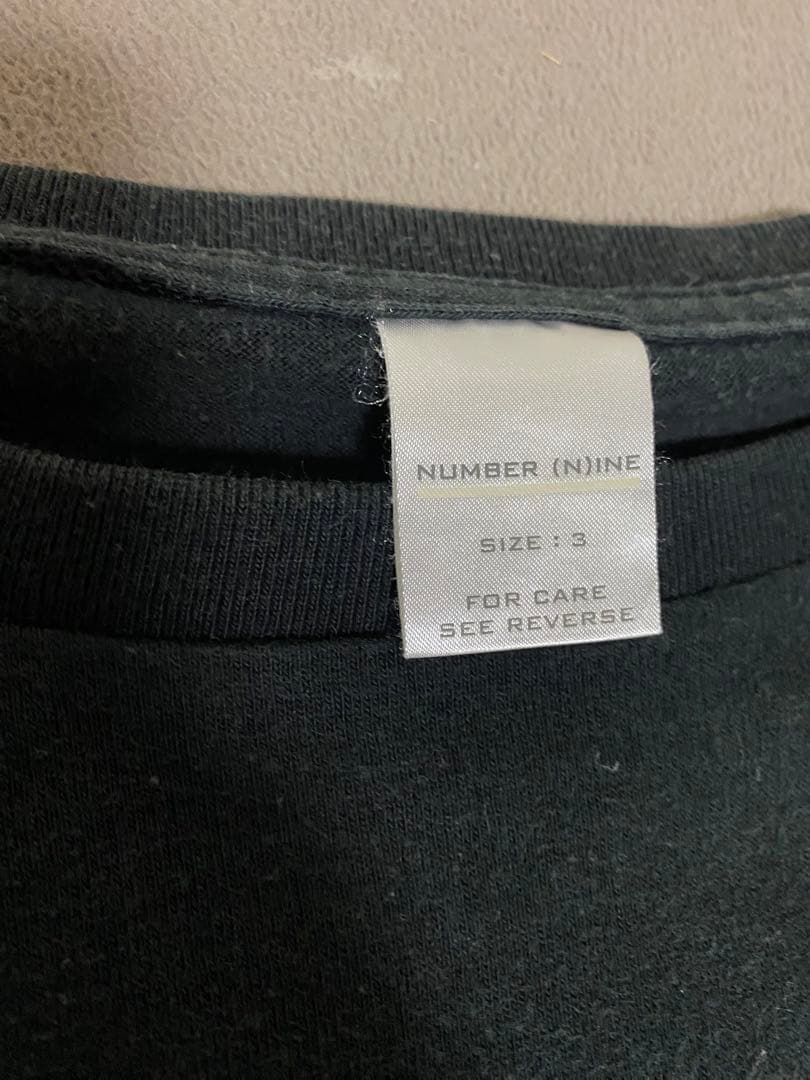 NUMBER (N)INE ブラック Tシャツ サイズ3