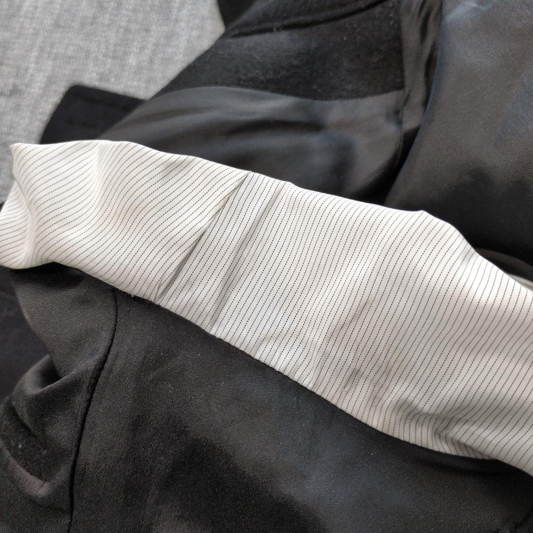 セオリー　メンズ　上質ウール　ピーコート　ブラック