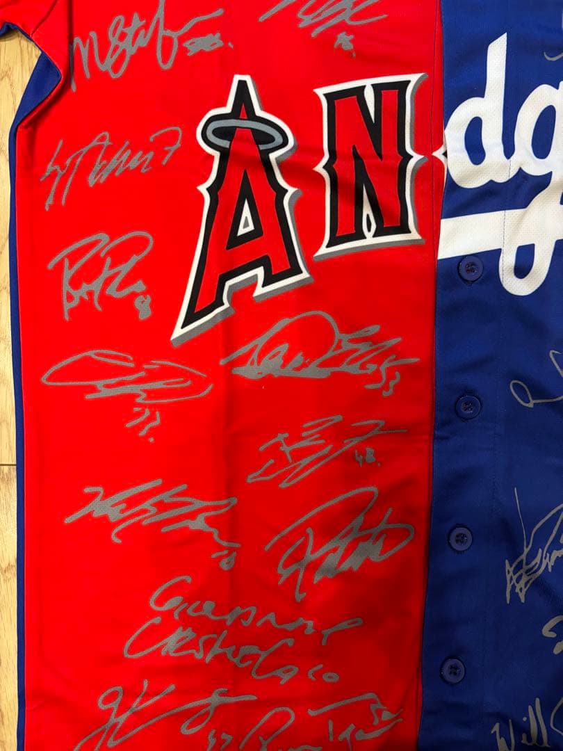 ⭐️優勝セール！⭐️超レア⭐️大谷翔平 ドジャース　エンゼルス 選手サインユニフォーム