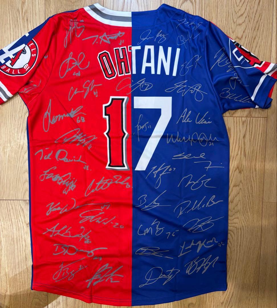 ⭐️優勝セール！⭐️超レア⭐️大谷翔平 ドジャース　エンゼルス 選手サインユニフォーム