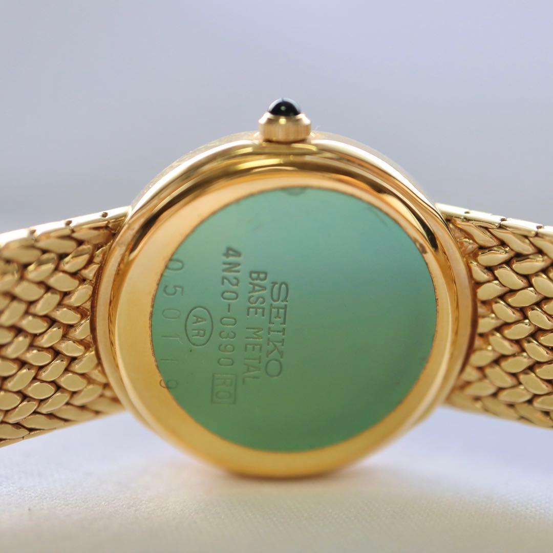 専用SEIKO エクセリーヌ ダイヤベゼル シェル文字盤 腕時計 1366