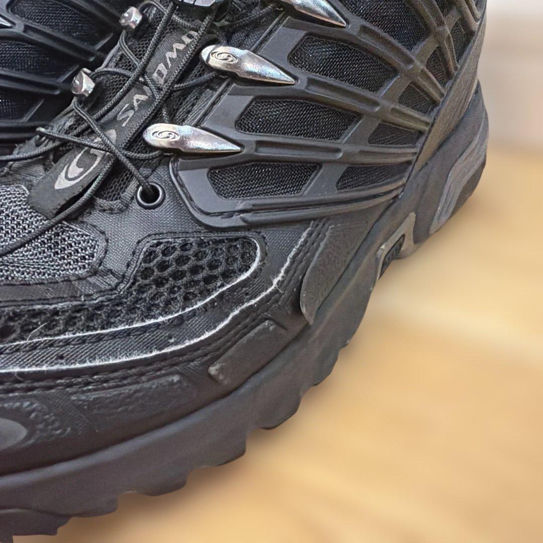 【SALOMON ACS PRO】25cm スニーカー ブラック