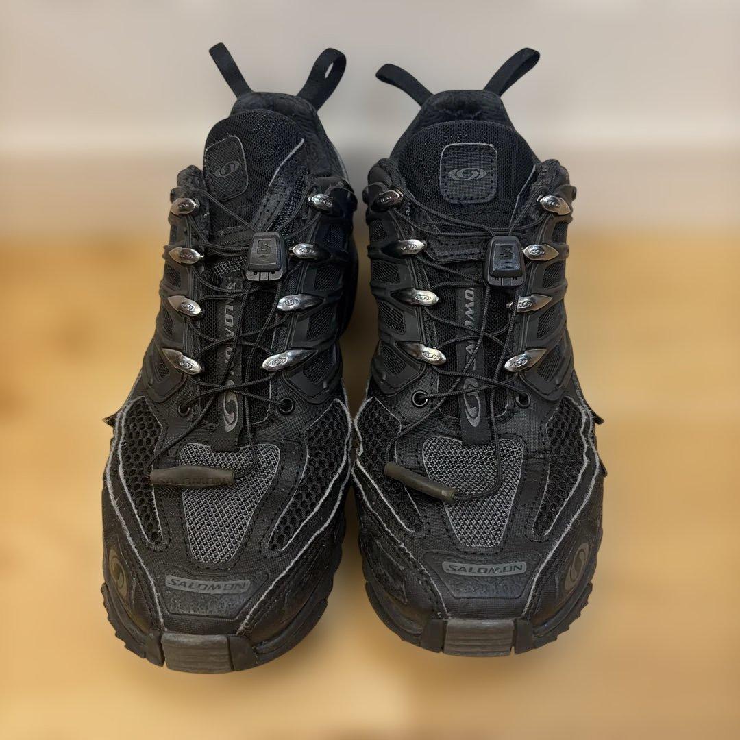 【SALOMON ACS PRO】25cm スニーカー ブラック